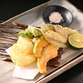 料理メニュー写真 公魚と季節野菜の天ぷら