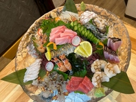 新鮮な魚を使用した刺身盛り合わせ☆