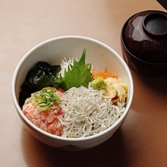 ねぎとろしらす丼
