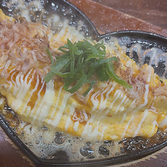 鶏平チーズオムレツ