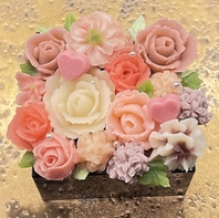 期間限定の花餡ケーキ