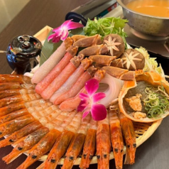 海老、蟹しゃぶ鍋