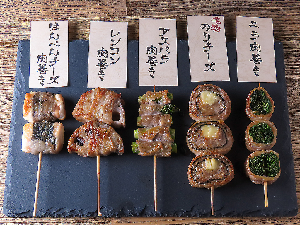 かめやに来たら名物のりチーズ串を食べて頂きたい！絶品の串焼きはをかめやで味わってみませんか？