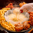 ◆チョアチキン◆韓国で大人気のチーズチキン！★6種類のチョアチキンが選べる新スタイル♪【プレーン・ヤンニョム・激辛ヤンニョム・ハニーマスタード・にんにく醤油・チーズパウダー】（天王寺/阿倍野/居酒屋/個室/サムギョプサル/チーズ/鍋/食べ飲み放題/食べ放題/焼肉/韓国料理/貸切/韓国）