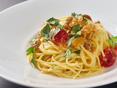 生雲丹のスパゲッティーニの写真