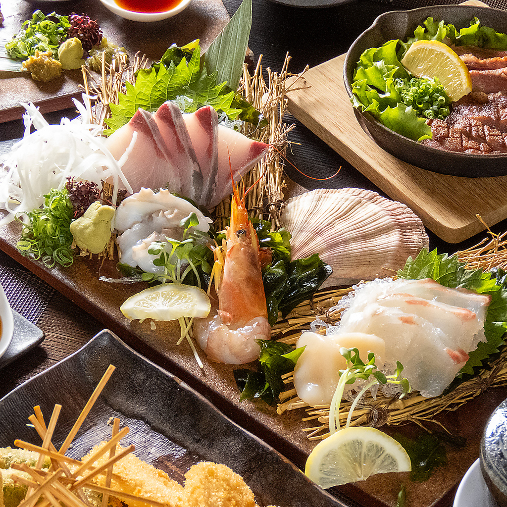 新鮮な海の幸ご用意しております♪