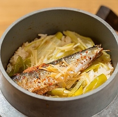 いわし明太とねぎの釜めし