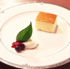濃厚なチーズケーキ