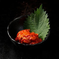 チャンジャクリームチーズ