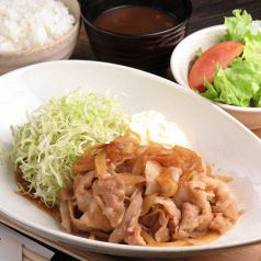 霧島豚の生姜焼き定食