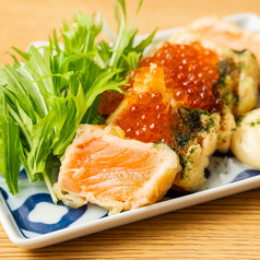 サーモンタルタル天