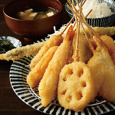 串カツ定食 7本/10本