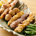 料理メニュー写真&nbsp;【名物】いわい鶏の１００円串