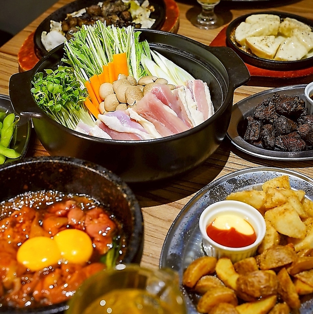 十勝産のおすすめメニューだけ詰め込んだ【十勝産食材満喫コース6000円(税込)】2.5時間飲み放題付き