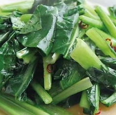 青菜炒め