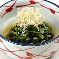 京壬生菜のお浸し