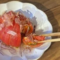 料理メニュー写真&nbsp;丸ごと冷やし出汁トマト