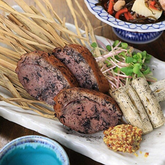 鴨ネギの藁焼き