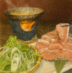 大山豚のオイルしゃぶ