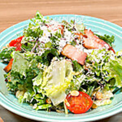 ベーコンのシーザーサラダ　豆乳シーザードレッシング