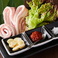 料理メニュー写真&nbsp;サムギョプサルセット