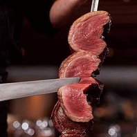 【特製シュラスコ＆和牛ステーキ】肉料理を豪快に☆
