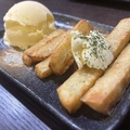 料理メニュー写真&nbsp;さつまバター バニラアイス添え