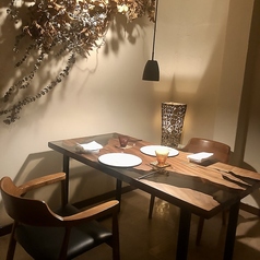 デートにも最適の個室