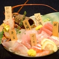 料理メニュー写真&nbsp;伊勢海老付き！刺身盛り合わせ
