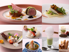 THE DINING シノワ唐紅花&鉄板フレンチ蒔絵のコース写真