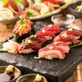 料理メニュー写真&nbsp;肉寿司盛り合わせ