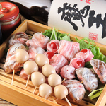かめやと言えば「肉巻き串」！！栃木県産霧降高原豚を使用して、素材にこだわりました◎お試しあれ！