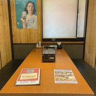 2名様から団体様までOK♪個室風のテーブル席でゆったり