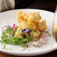 季節の素材をいかしたお料理とのマリアージュ