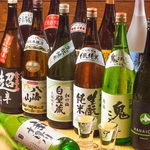 【日本酒】日本酒各種揃っております♪飲み比べをすることも出来ますので、ぜひお試しください！