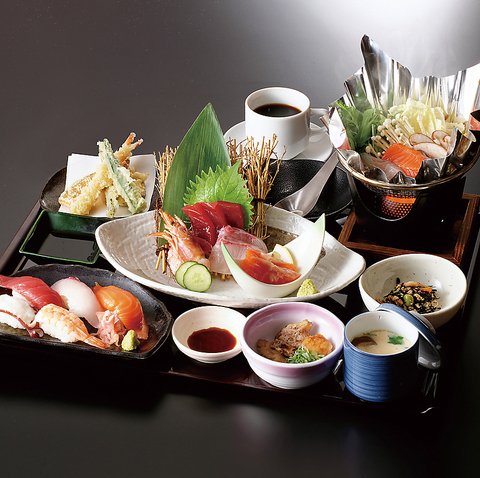 少人数向けBOX席から半個室,団体向けの座敷迄有！旬のランチ・季節メニューが愉しめる