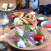 日本酒に合わせて自慢の品々をお楽しみください