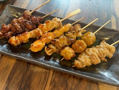 絶品地鶏焼き鳥7本盛り合わせ