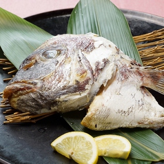 鯛のかぶと焼き