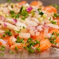 料理メニュー写真 サーモンのカルパッチョ