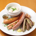 料理メニュー写真&nbsp;ソーセージ盛り合わせ５種