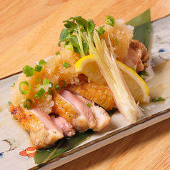 鶏ももタタキぽん酢