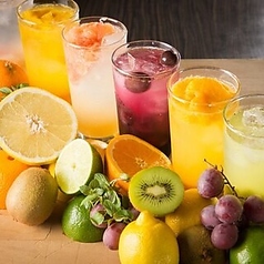 種類豊富な飲み放題が1,200円から！