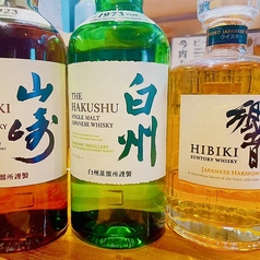 希少なウイスキーもご用意！