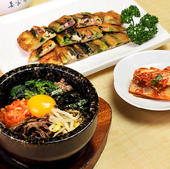 石焼ビビンバ・パチヂミセット