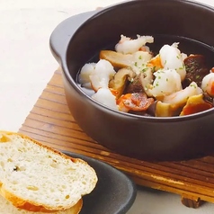 【大椎茸】海老と大椎茸のアヒージョ