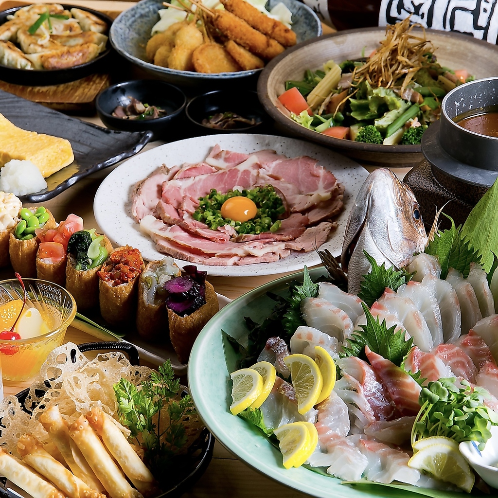 宴会にオススメ！コース料理を多数ご用意♪飲み放題も付いてお得！！