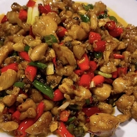 唐辛子をたっぷり使用した料理