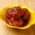 料理メニュー写真&nbsp;みーとぼーるまっさまん（旨辛肉団子）