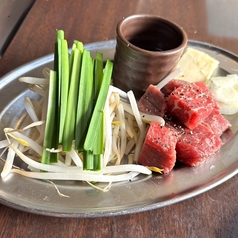 サイコロステーキ鉄板焼き